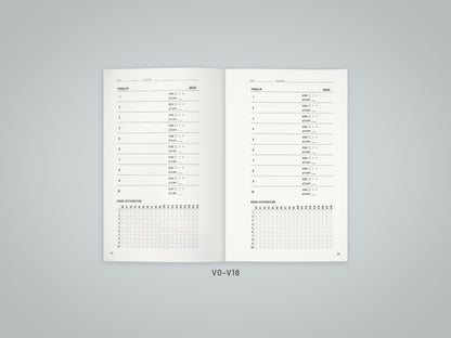 Bouldering Log Book: Visual Progress Tracker for Climbers